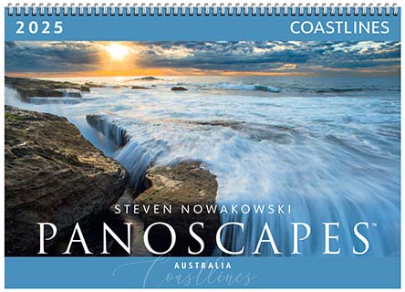 2025 Coastlines Panoscapes Large Wall Calendar